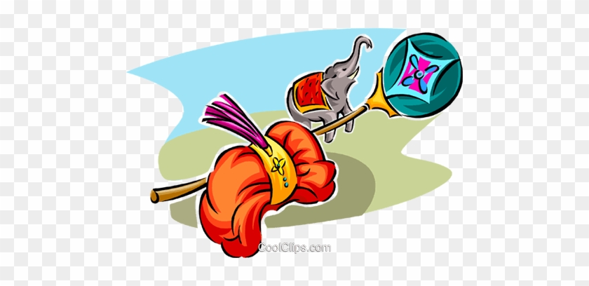 Elephant And Indian Accessories Royalty Free Vector - Elephant And Indian Accessories Royalty Free Vector #1487795