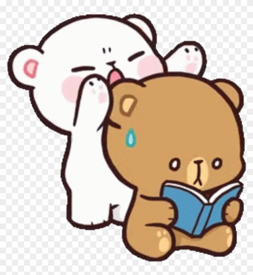 Milkandmocha Cute Bears Kawaii Grumpy Read Freetoedit - Milkandmocha Cute Bears Kawaii Grumpy Read Freetoedit #1487862