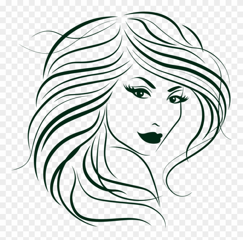 Line Art Drawing Coloring Book Woman Painting - Line Art Drawing Coloring Book Woman Painting #1488179