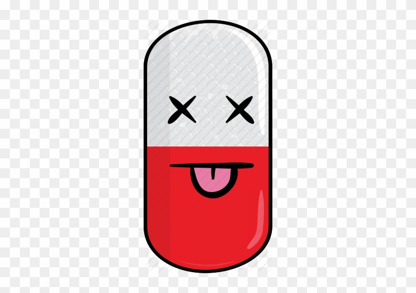 Capsule By Vector Toons Drugs Face Prescription - Capsule By Vector Toons Drugs Face Prescription #1488487