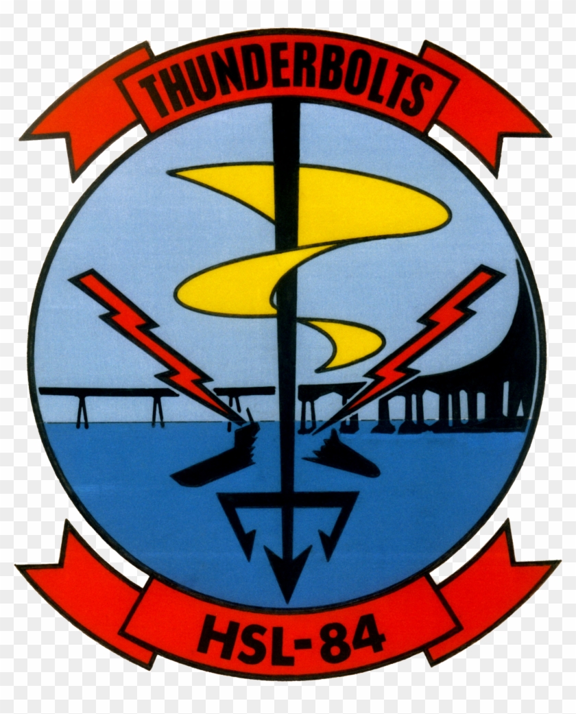 Helicopter Anti-submarine Squadron Light 84 Insignia, - Helicopter Anti-submarine Squadron Light 84 Insignia, #1488565