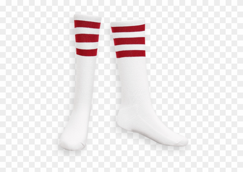 Cover Image For White/crimson White Socks - Cover Image For White/crimson White Socks #1488571