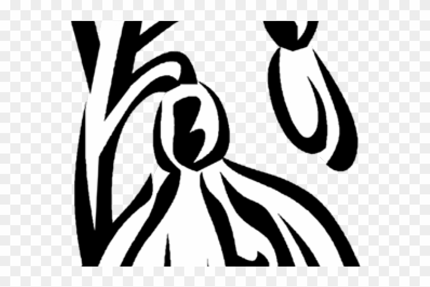 Snowdrop Clipart Black And White - Snowdrop Clipart Black And White #1488599
