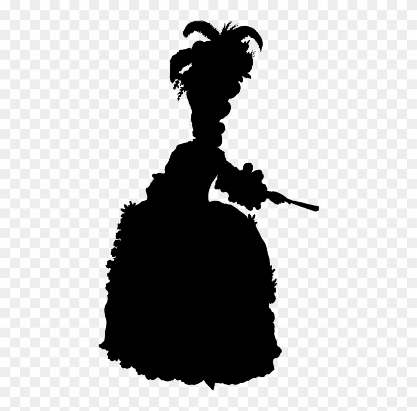 Victorian Lady Shadow Theatre, Fashion Silhouette, - Victorian Lady Shadow Theatre, Fashion Silhouette, #1488779