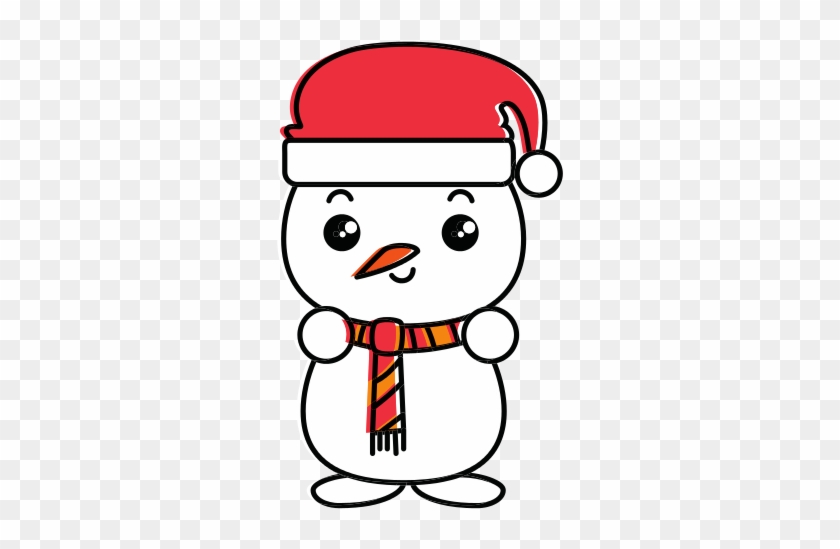 Clip Transparent Download Snowman With Christmas Hat - Clip Transparent Download Snowman With Christmas Hat #1489120