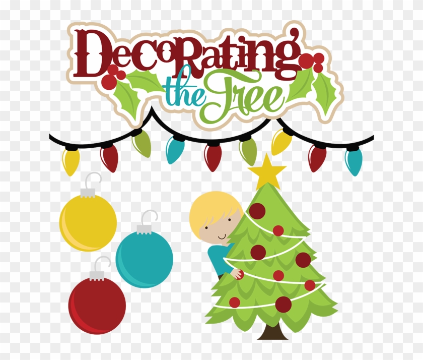 Decorating The Tree Svg Files For Scrapbooking Christmas - Decorating The Tree Svg Files For Scrapbooking Christmas #1489406