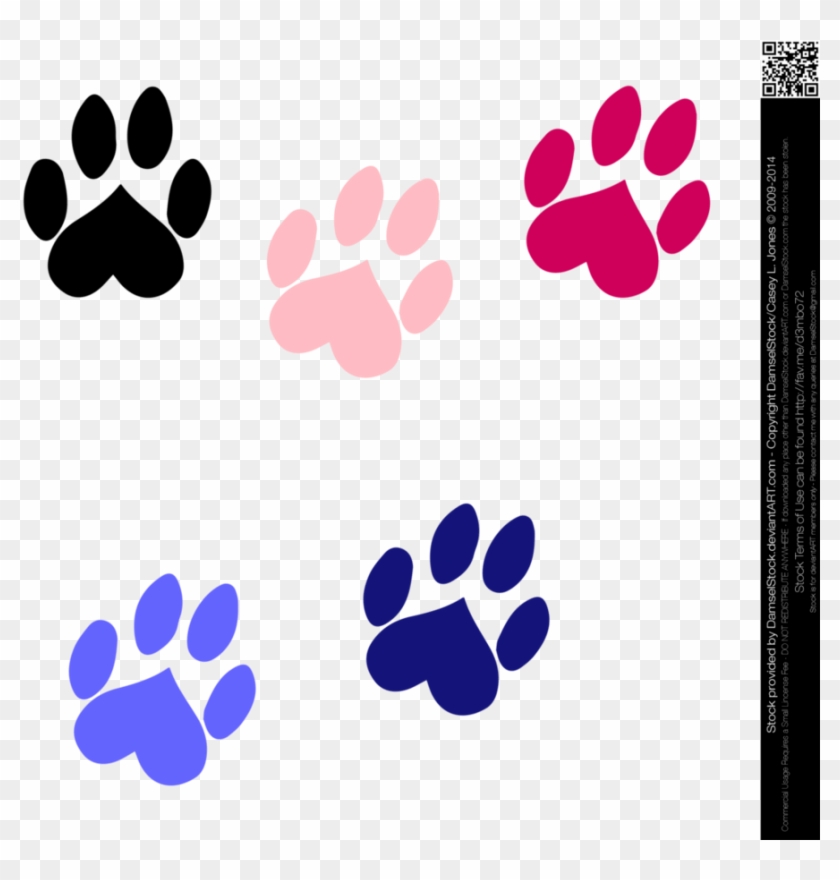 Dog Paw Print Heart Transparent - Dog Paw Print Heart Transparent #1489687