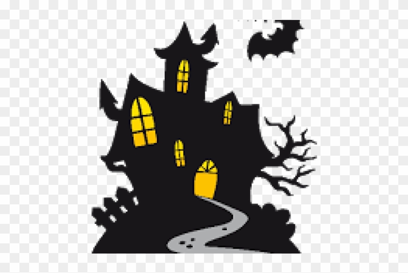 Halloween Clipart Haunted House - Halloween Clipart Haunted House #1489834