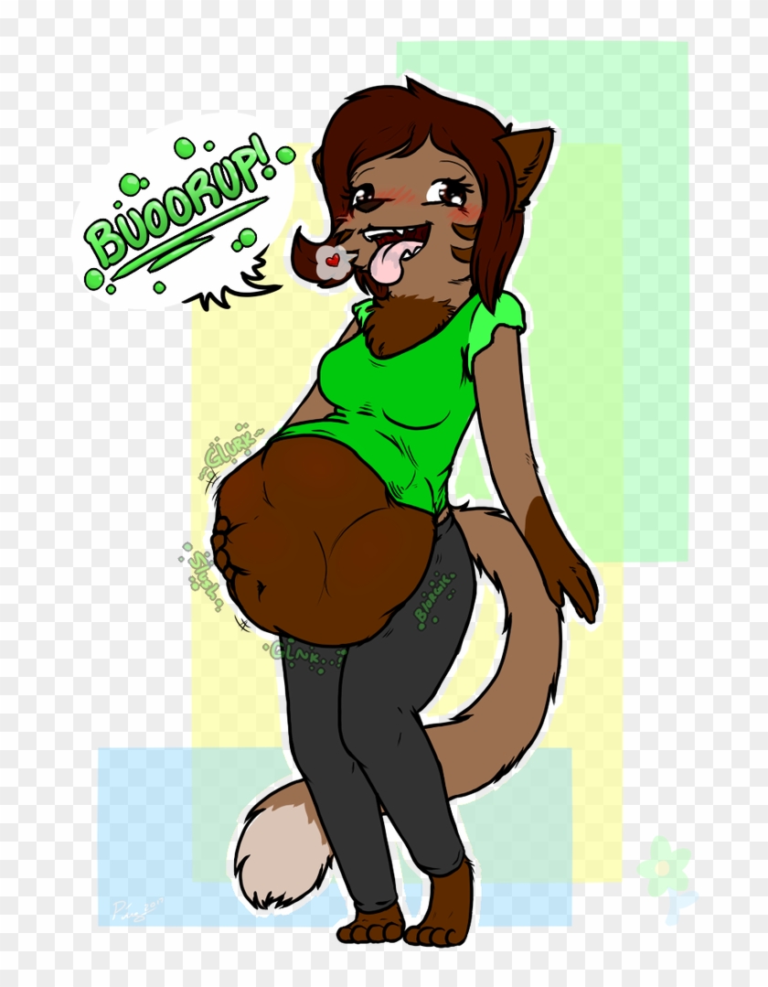 Pretty Kitty's Bulging Belly By Pingthehungryfox - Pretty Kitty's Bulging Belly By Pingthehungryfox #1489884