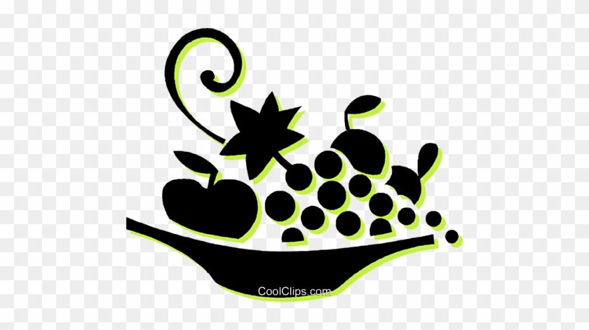 Bowl Of Fruit Royalty Free Vector Clip Art Illustration - Bowl Of Fruit Royalty Free Vector Clip Art Illustration #1489951
