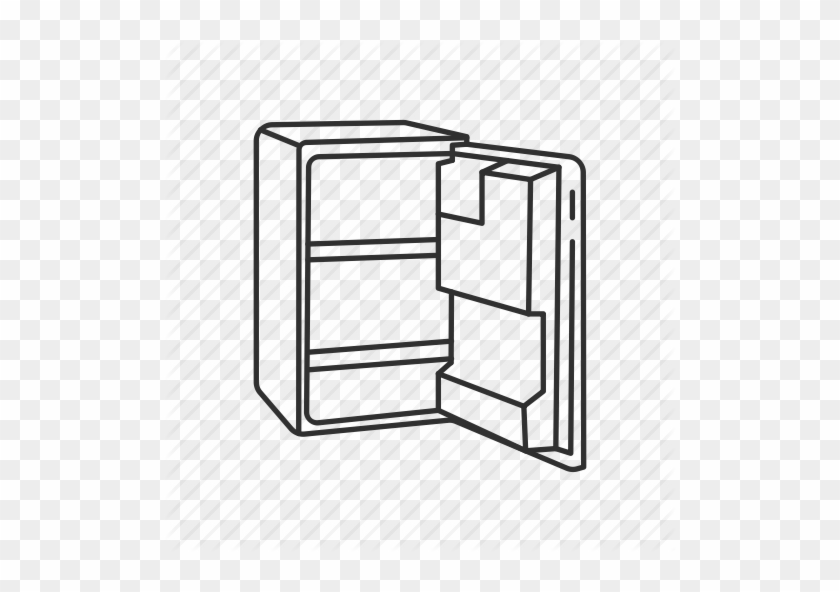 Empty Fridge Icon Clipart Refrigerator Home Appliance - Empty Fridge Icon Clipart Refrigerator Home Appliance #1490044