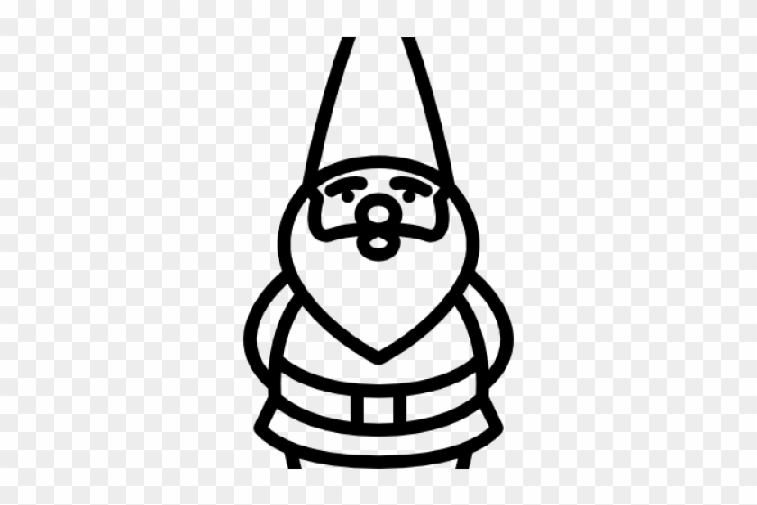 Gnome Clipart Black And White - Gnome Clipart Black And White #1490184