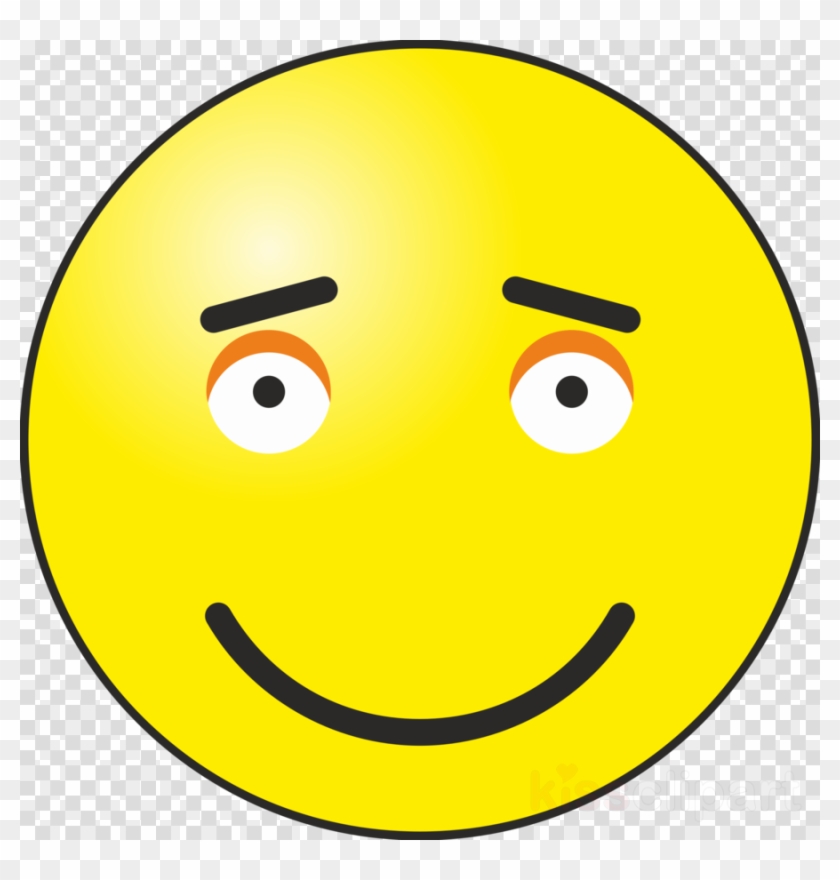 Embarrassed Smiley Clip Art - Embarrassed Smiley Clip Art #1490765