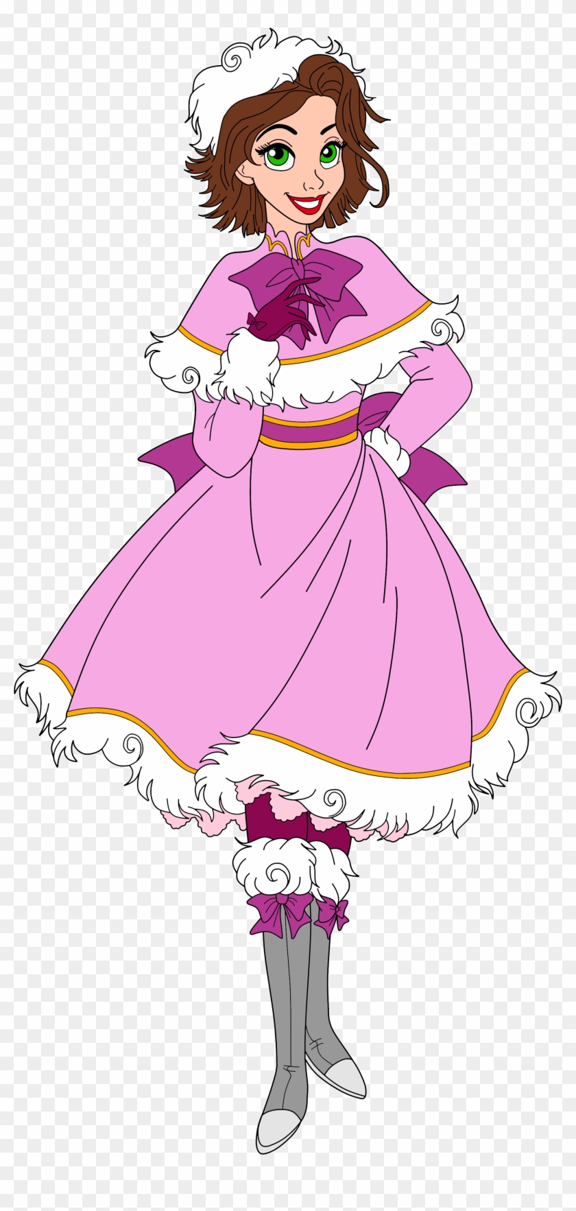 Rapunzel Clipart Pink Dress - Rapunzel Clipart Pink Dress #1490803