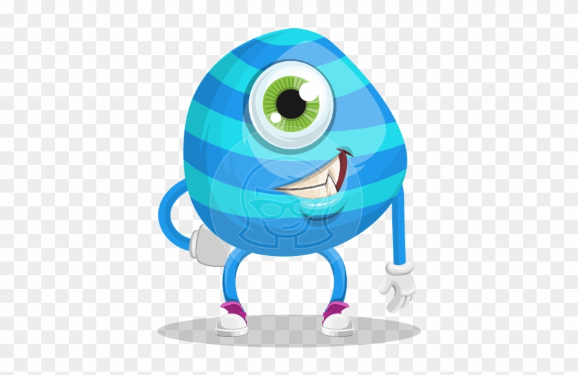 One Eyed Monster Cartoon Character - One Eyed Monster Cartoon Character #1491238