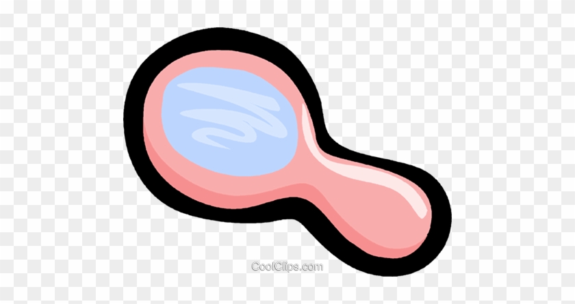 Hand Mirror Royalty Free Vector Clip Art Illustration - Hand Mirror Royalty Free Vector Clip Art Illustration #1491758