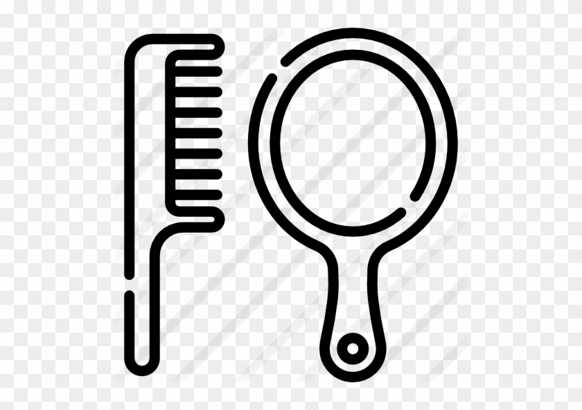 Hand Mirror Free Icon - Hand Mirror Free Icon #1491795