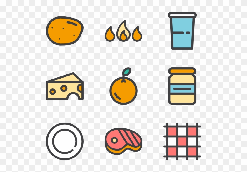 Picnic And Bbq Icons - Picnic And Bbq Icons #1492204