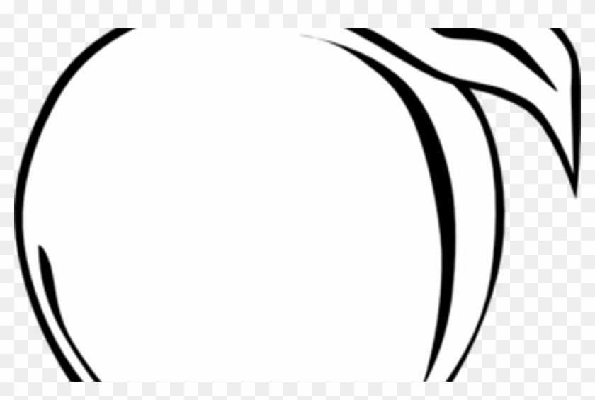 Peach Clipart Black And White Clipart Panda Free - Peach Clipart Black And White Clipart Panda Free #1492269