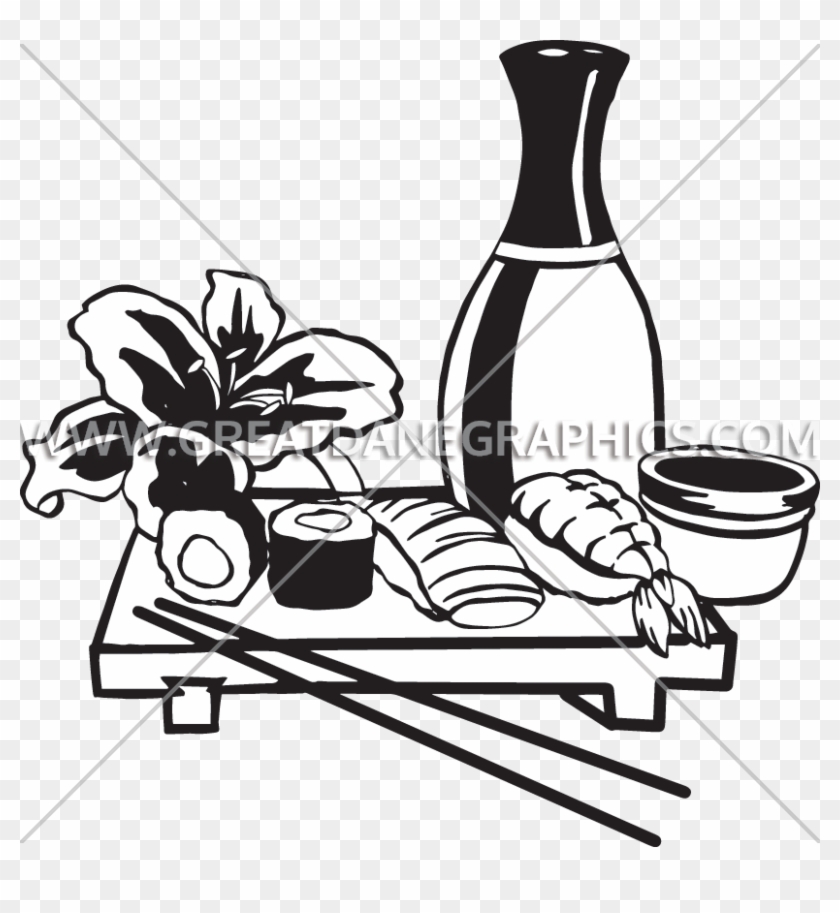 Chopstick Drawing Black And White - Chopstick Drawing Black And White #1492422