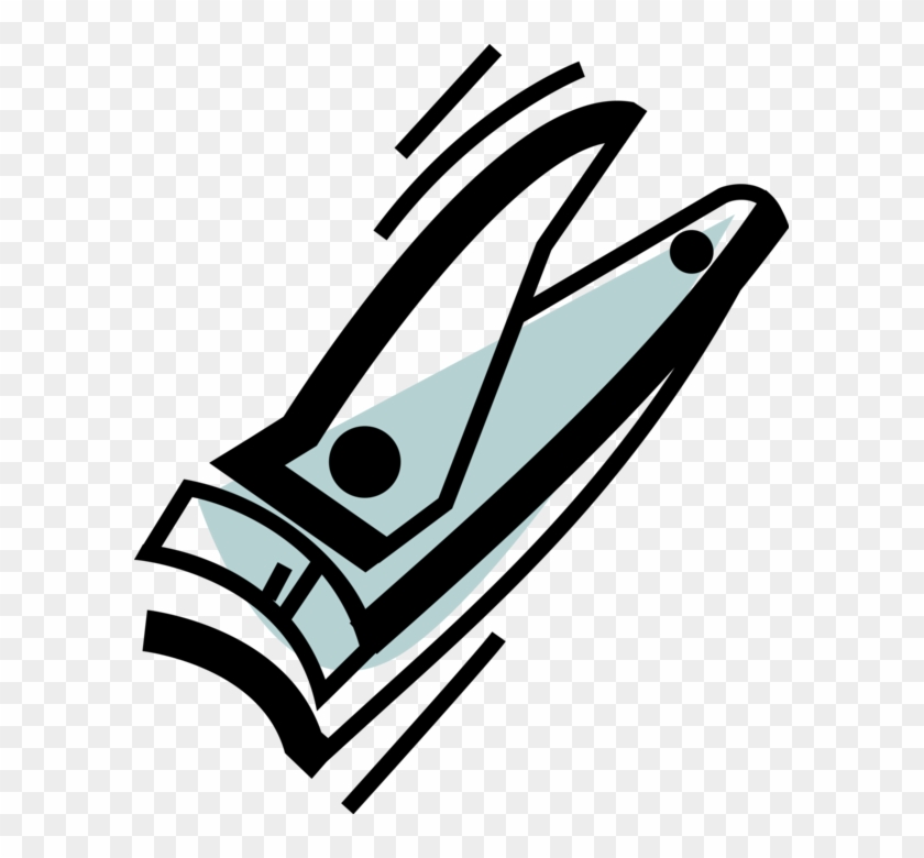 Vector Illustration Of Nail Clippers Trim Fingernails - Vector Illustration Of Nail Clippers Trim Fingernails #1492609