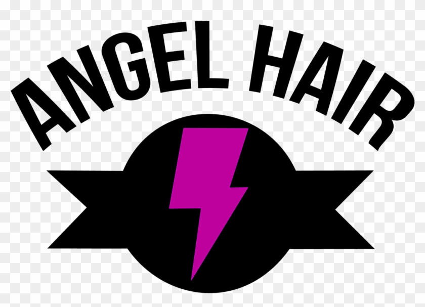 Angel Hair Graphic Black And White - Angel Hair Graphic Black And White #1492952