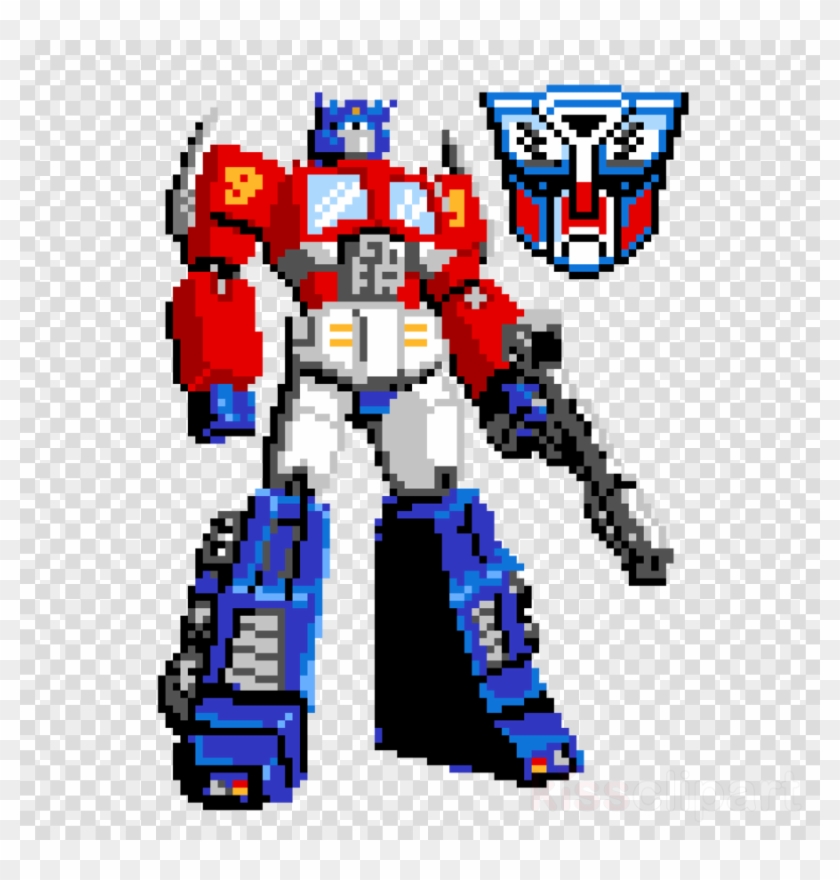 Optimus Prime Pixel Art Clipart Optimus Prime Bumblebee - Optimus Prime Pixel Art Clipart Optimus Prime Bumblebee #1492969