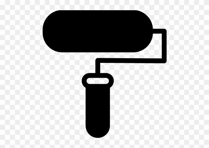 Paint Roller Free Icon - Paint Roller Free Icon #1493363