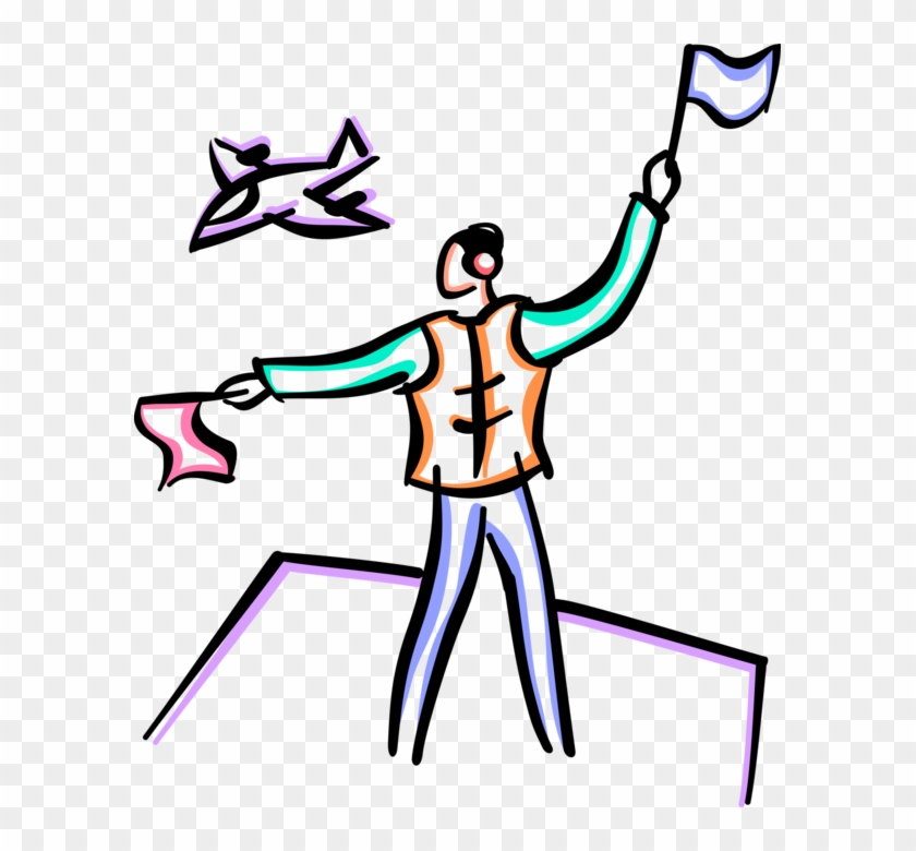 Vector Illustration Of Sending Information Signals - Vector Illustration Of Sending Information Signals #1494145