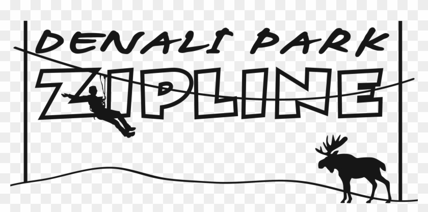 Denali Park Zipline Logo - Denali Park Zipline Logo #1494366