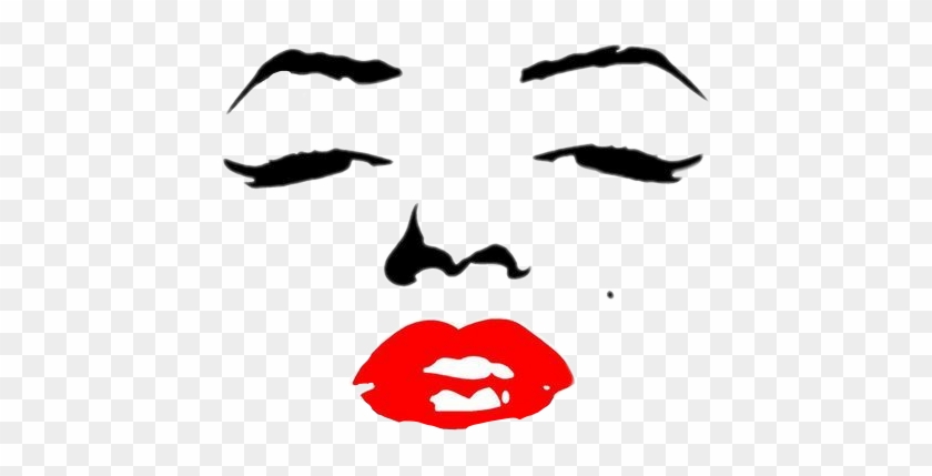 Marilyn Monroe Marilynmonroe Lips Sexy Woman Stickers - Marilyn Monroe Marilynmonroe Lips Sexy Woman Stickers #1494646