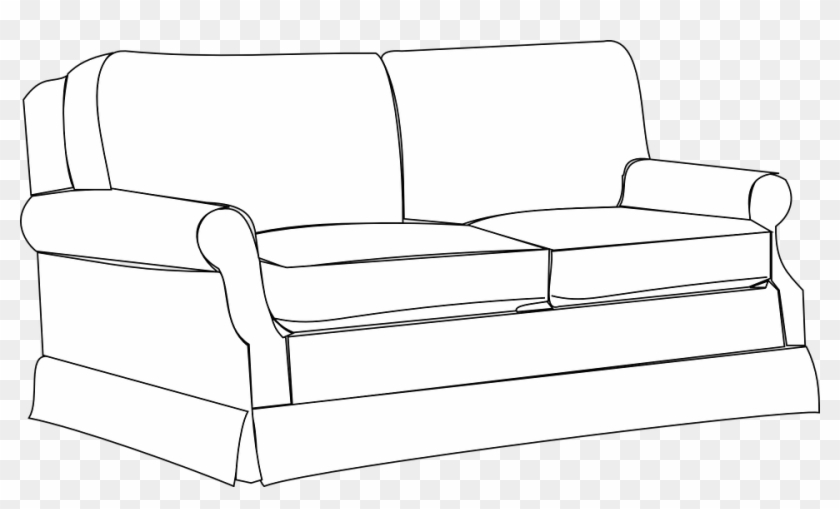 Couch Clipart Sofa Bed - Couch Clipart Sofa Bed #1494761