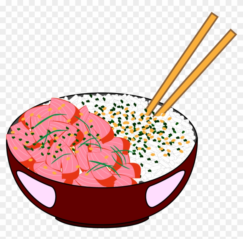 Poke Bowl And Rice Illustrator Graphic Graphics - Poke Bowl And Rice Illustrator Graphic Graphics #1494842