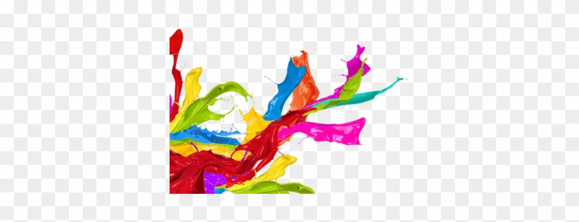 Paint Splatter Left Corner Footer - Paint Splatter Left Corner Footer #1494889