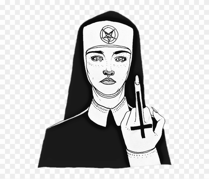 Satanic Drawing Nun - Satanic Drawing Nun #1495265