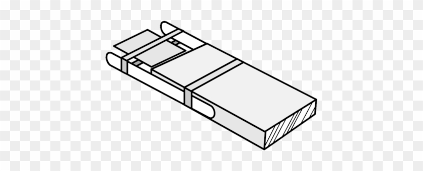 Slip The Piece Of Plastic Through The Thin Rubber Band - Slip The Piece Of Plastic Through The Thin Rubber Band #1495516