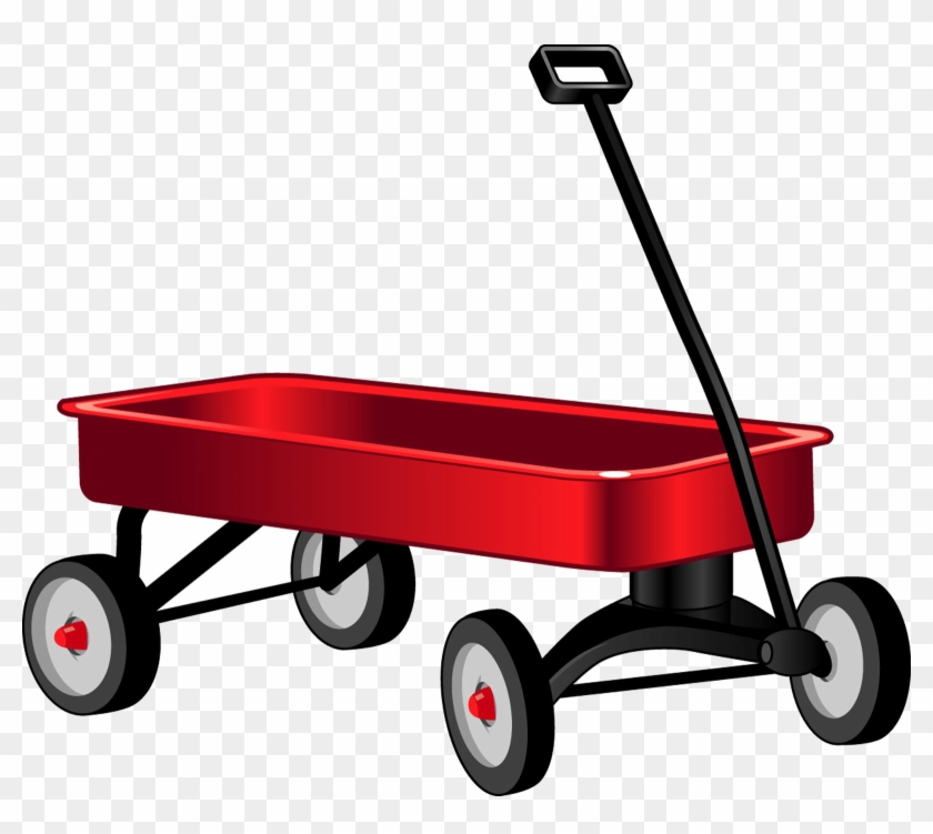 Clip Art Red Wagon - Clip Art Red Wagon #1495717