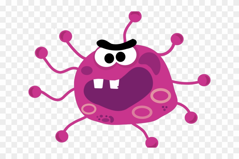 Bacteria Clipart Cold Virus - Bacteria Clipart Cold Virus #1496018