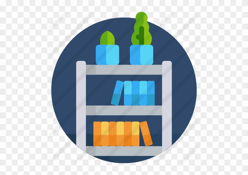 Book Shelf Free Icon - Book Shelf Free Icon #1496127