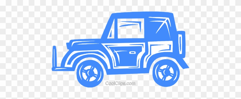 Jeep Royalty Free Vector Clip Art Illustration - Jeep Royalty Free Vector Clip Art Illustration #1496154