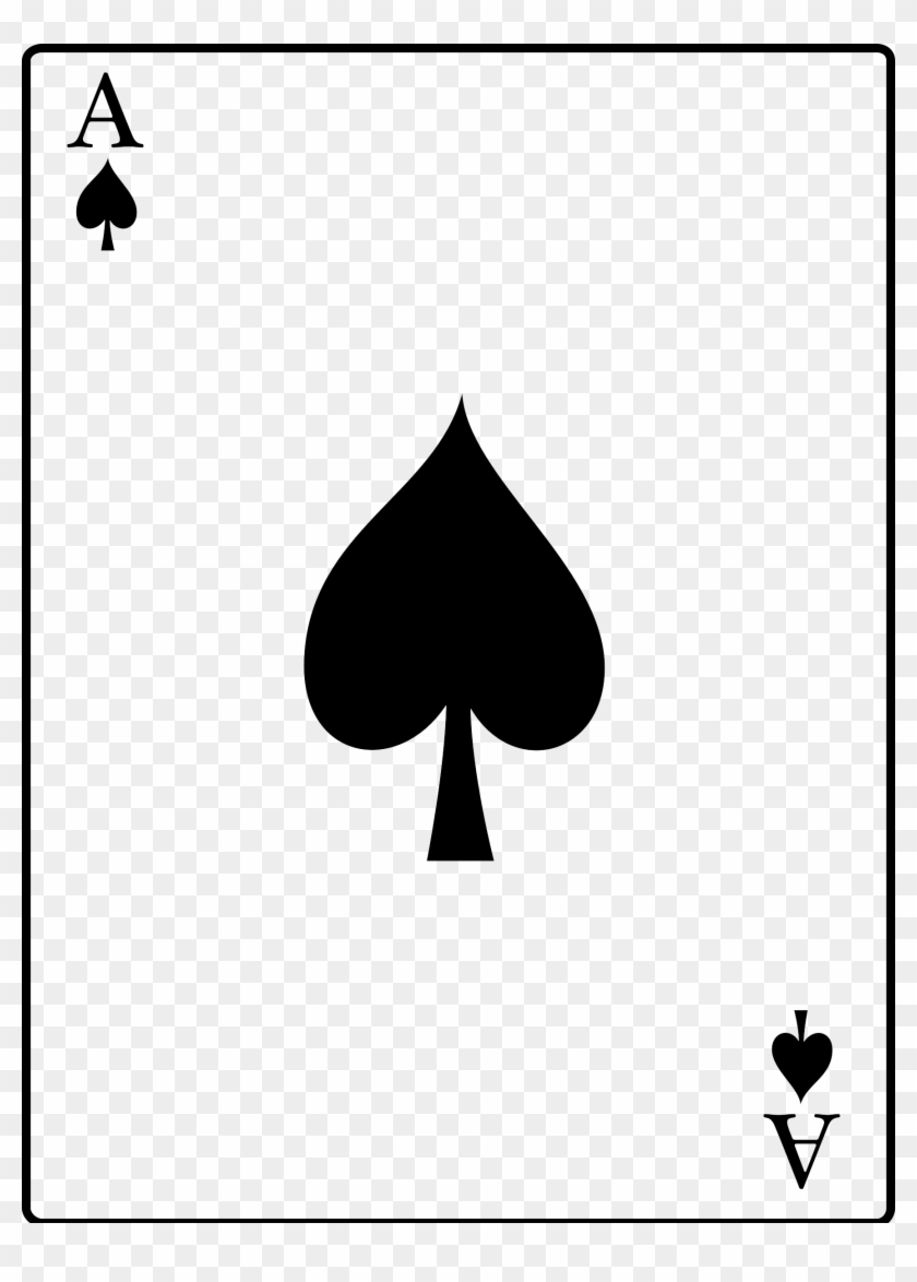 Ace Of Spades Clip Art - Ace Of Spades Clip Art #1496397