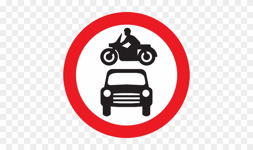 2) Which Of These Signs Means No Entry To Motorised - 2) Which Of These Signs Means No Entry To Motorised #1497017