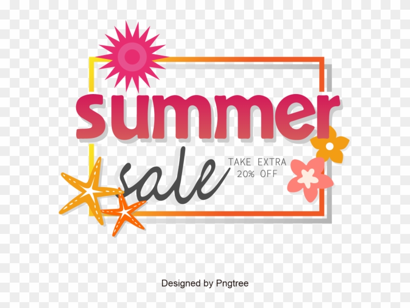 Summer Sale With Label Vector, Sale Vector, Summer - Summer Sale With Label Vector, Sale Vector, Summer #1497480