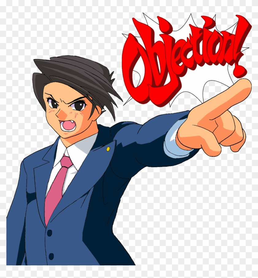 Ace Attorney Clipart Objection - Ace Attorney Clipart Objection #1497490