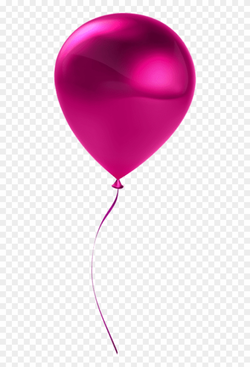 Download Single Pink Balloon Transparent Png Images - Download Single Pink Balloon Transparent Png Images #1497549