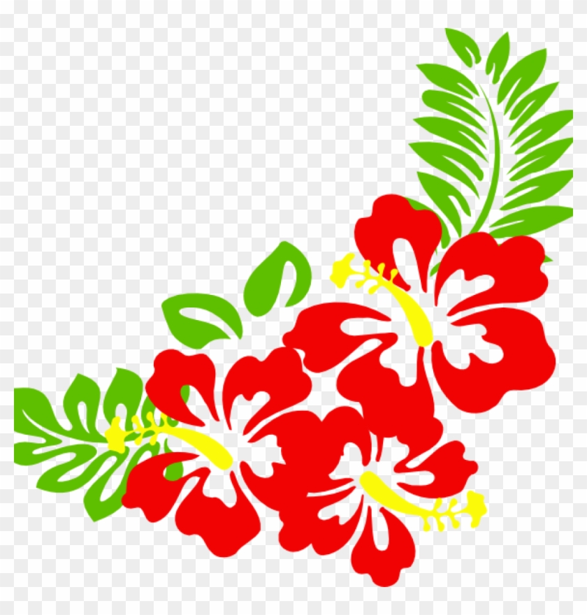 Hawaiian Border Clip Art Hawaiian Flower Clip Art Borders - Hawaiian Border Clip Art Hawaiian Flower Clip Art Borders #1497767