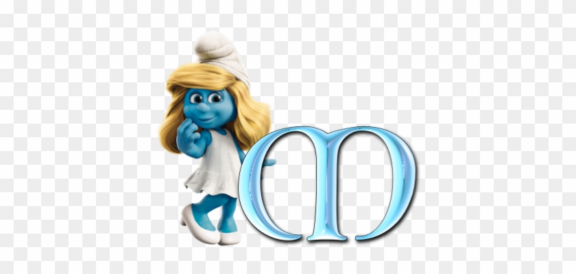 A-z, Smurfette, Smurfs, Free Alphabet, Png Graphics, - A-z, Smurfette, Smurfs, Free Alphabet, Png Graphics, #1498016