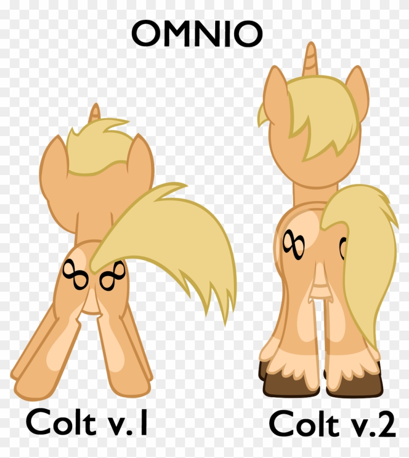 Mlp Character 1 Male Omnio Pony Colt Back - Mlp Character 1 Male Omnio Pony Colt Back #1498730