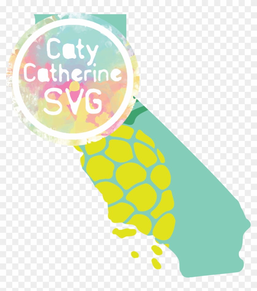 California Us State Pineapple Summer Svg File - California Us State Pineapple Summer Svg File #1498791
