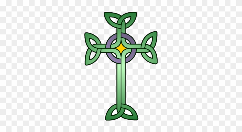 Green Celtic Cross - Green Celtic Cross #1499037